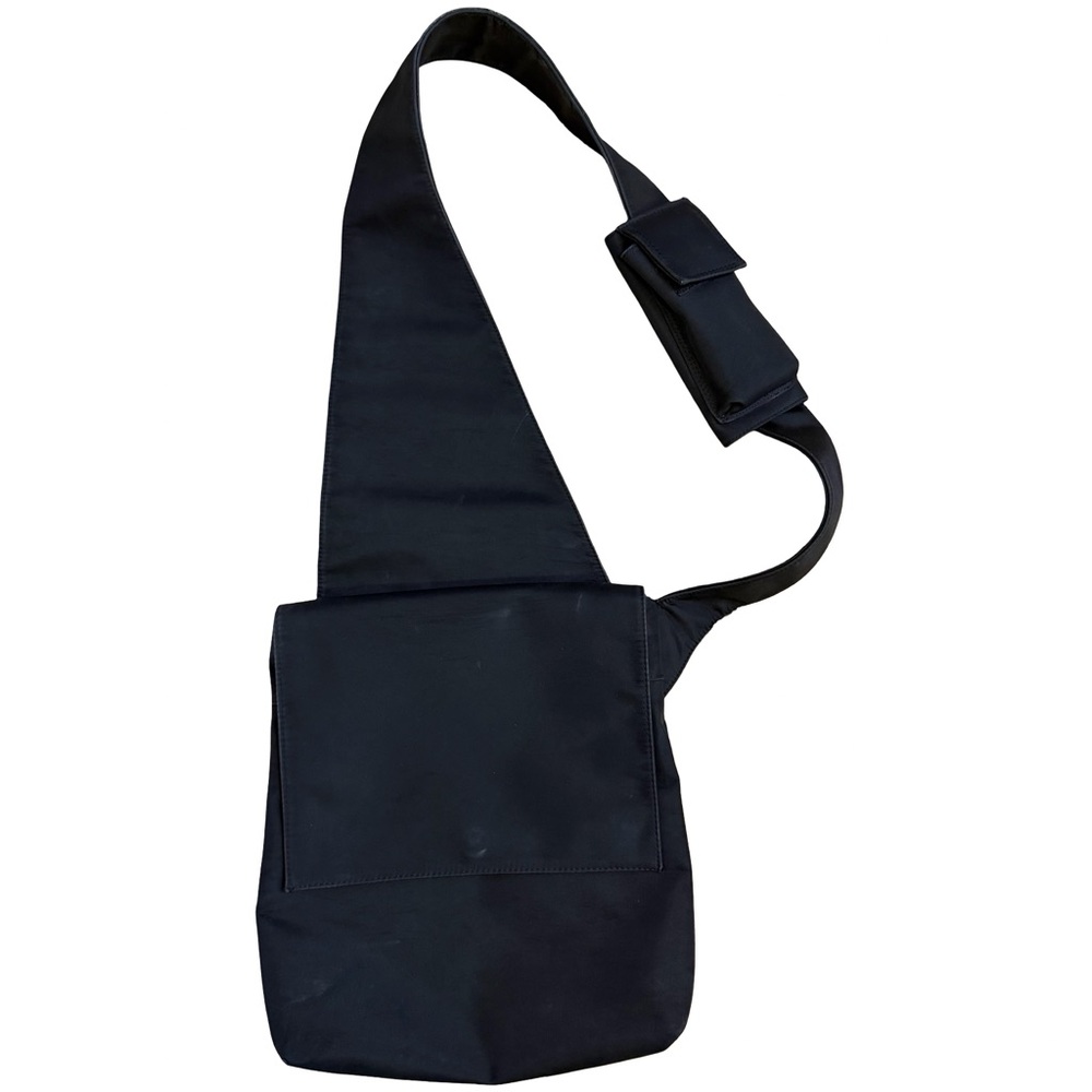 90s/y2k Black canvas crossbody‎ messenger. INC concepts.